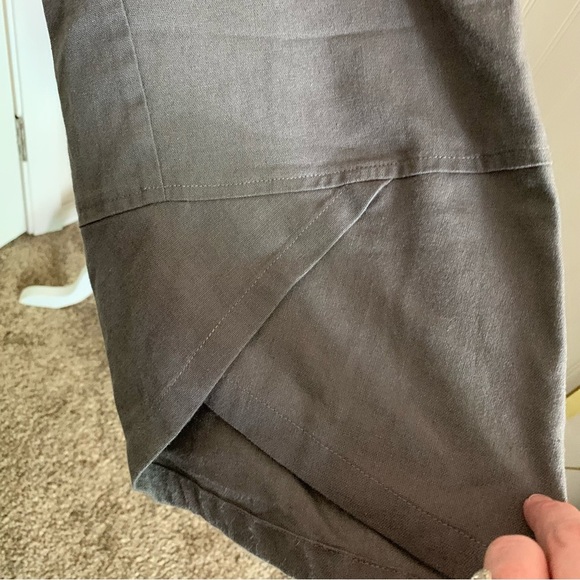 Grey Boho Lounge Pants with Embroidered Pockets, size Medium - Picture 6 of 8